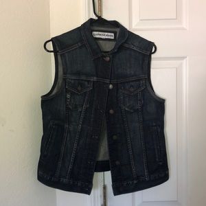 Express jeans denim vest